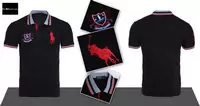 jogging tee shirt cotton polo ralph lauren man champion black